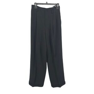 Linda Allard Ellen Tracy‎ Pants Womens 14 Wool Vintage Cuffed Black